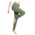 Beliebte fabrikgewohnte hochwertige Leggings Armee Grüne Frauen Sport Leggings Yogahosen